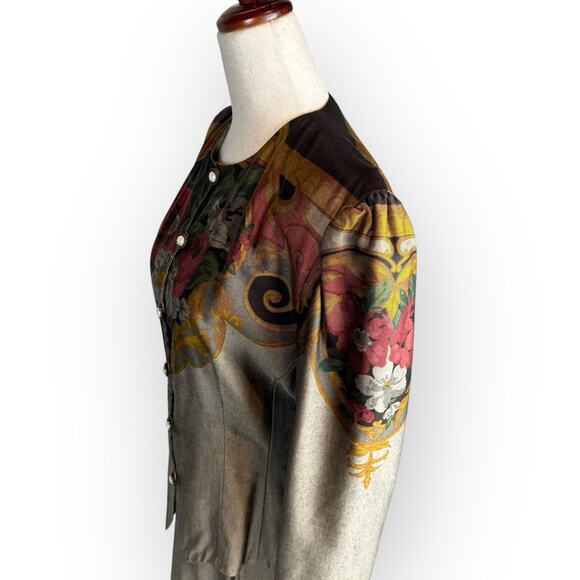 Vintage Donna Morgan Two Piece Jacket And Skirt Set Size 8 - Picture 8 of 13